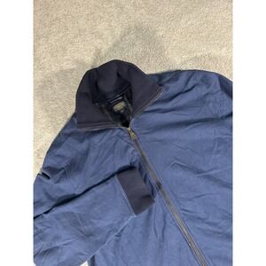 Pendleton Mens Full Zip Teepee Logo Jacket Navy Blue Size‎ Large Casual Cotton